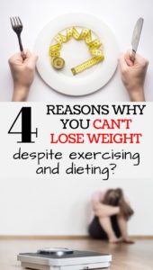 Why are some people unable to lose weight despite exercising and dieting?